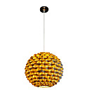 Golden Pendant Light with 1 Light in Ball Shape