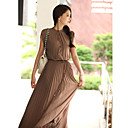 Chiffon High Neck Maxi Dress (More Colors)