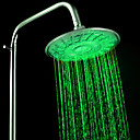 8 Inch Contemporary A Grade ABS Color Changing LED  Rain Shower head