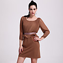 TS Elegant Ruffle Waist Dress