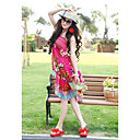 Cotton Halter Neck Asymmetrical Maxi Dress (More Colors)