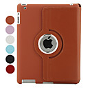 Estuche de Cuerpo PU Con Soporte Giratorio de 360 grados para el iPad 2 (Colores Surtidos)