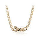 autrichienne collier pendentif en cristal guépard
