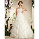 IDESTA - Vestido de Noiva em Organza e Cetim