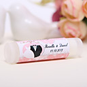 Personlized Lip Balm Tube Favors - Tuxedo & Gown (Set of 12)