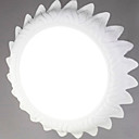 plafoniera in ombra bianca a forma di fiore