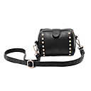 modieuze dame pu camera tas met studs