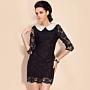 ts Perle verziert Spitzenkleid (weitere Farben)