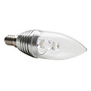 e14 3w 270-300lm 3000-3500K warmes weißes Licht LED-Kerze Lampe (220-240)