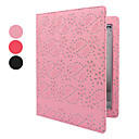 cas en cristal en cuir PU avec support pour le nouveau iPad et iPad 2
