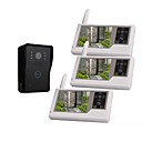 TFT da 3,5 "porta sullo schermo digitale wireless video (1 camera con 3 monitor, batteria ricaricabile)