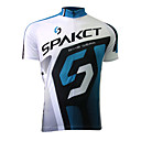 spakct - 100% polyester heren fietsen met korte mouwen truien