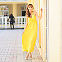 pur v-cou robe en coton dos nu
