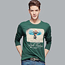 moda masculina palhaço impressão t-shirt