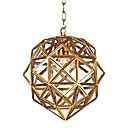gouden 1 - licht hanglamp in antieke stijl