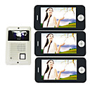 Three iDear 7" Color  Video Door Monitor with Color Night Vison Camera