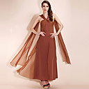 TS Wrapped Scarf Strapless Maxi Dress