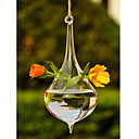 artistique vase en verre suspendue