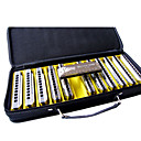 huang - (103 sexvicies) zilver luxe hamonica 12 toetsen pack/10 holes/20 tonen