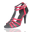 Customized Women's Satin T-Strap Latin / Ballroom Dance Performance Shoes (More Colors)