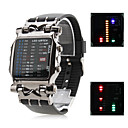 Men's Personality Rubber Digital LED Wrist Watch (Black)