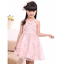 Fashionable A-line Square Lace Girl Dress & Dance Dress