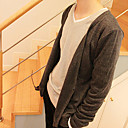 Simple Men's Slim Fit Knitted Shirt