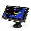 7 inch HD auto gps navigator ondersteuning mp3, mp4, 3gp, tf-poort (zwart)