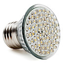 E27 60-LED 300LM 2-2.5W 2800-3500K Warm White Spot Bulbs (220-240V)