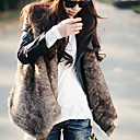 Sleeveless Collarless Collar Evening/ Career Faux Fur Vest (More Colors)