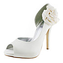 SHULAMMITE - Escarpins Mariage Talon Aiguille Satin