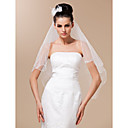 One Layer Beautiful Fingertip Length Wedding Veil
