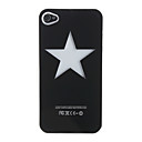 Stylish Star Style Hard Case for iPhone 4 & 4S (Black)