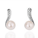 Fashion Black Imitation Pearl Alloy Earrings (More Colors)