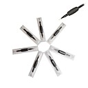 20 Pcs Black Disposable Tattoo Needles and Tubes Grip Supply 9M2