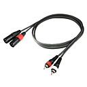 dt cavo RCA dr08 con 2 * 2 * rca xlr (m) plug-in 1,5 metro