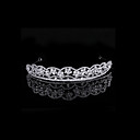 Top Design Cubic Zirconia And Rhinestone Bridal Tiara