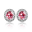 Moon Austrian Crystal In Real Platinum Plated Ladies' Earrings (More Colors)