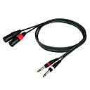 dt enlace de cable de audio cable de dr06 con 2 * 1/4 "mono 2 * XLR (M) en el enchufe de 1,5 metros