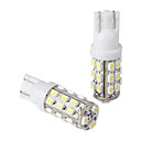 T10 0.18wx27 27-SMD 5050 leidde de auto het lezen van het licht, dc 12v/pair (wit)