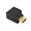 90 grados de rotación del convertidor HDMI macho a hembra (a la izquierda)