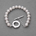 Mode versilbert Perle Damen Armband