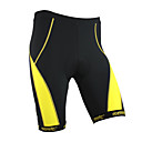 Santic-Männer und Frauen Coolmax Material Rad 1/2 Shorts (gelb)