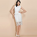 TS Ruffle Waist Cute Sheath Dress