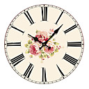 mediterranen Stil Wanduhr stieg gemusterten