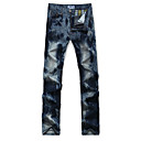 Trendy Men's Dyeing Leisure Straight Jeans