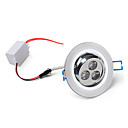 3W 6500K White LED Ceiling Lamp Down Light with LED Driver (AC 85~265V)