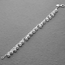 geweldige verzilverde kroon charmes unisex armband