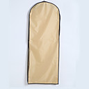 elegantes dos capas impermeables de algodón / vestido largo de tul bolsa de ropa