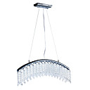 üppige Kristall-Pendelleuchten mit 10 LEDs Arch Design